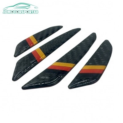 JDMotorsport88 Car Carbon Fiber Germany Flag Door Edge Bumper Guard Protector